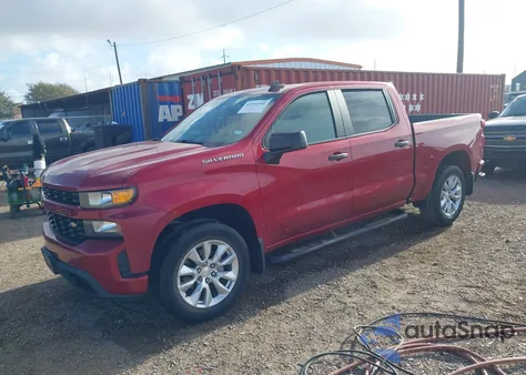 2020 Chevrolet Silverado 1500 2Wd Short Bed Custom from USA, damaged, VIN 1GCPWBEH7LZ111961